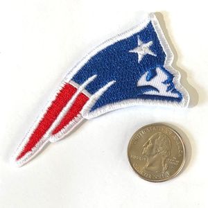 Patriots Patch iron on NFL team football DIY ball